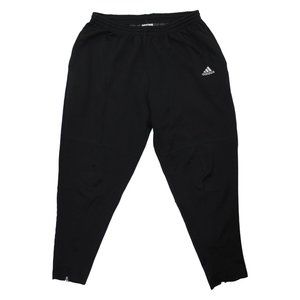 Adidas Black Drawstring Waist Jogger Sportswear Athletic Track Pants sz L